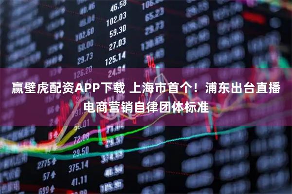 赢壁虎配资APP下载 上海市首个！浦东出台直播电商营销自律团体标准