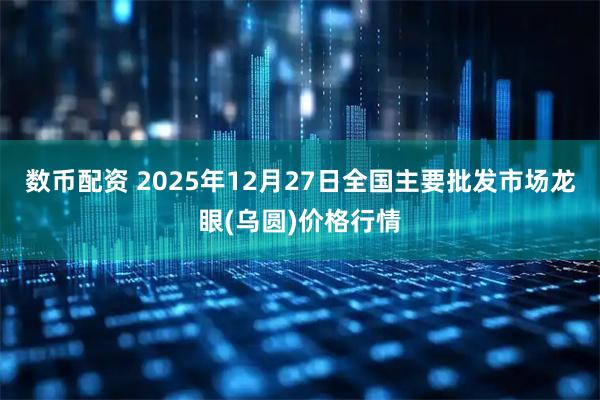 数币配资 2025年12月27日全国主要批发市场龙眼(乌圆)价格行情